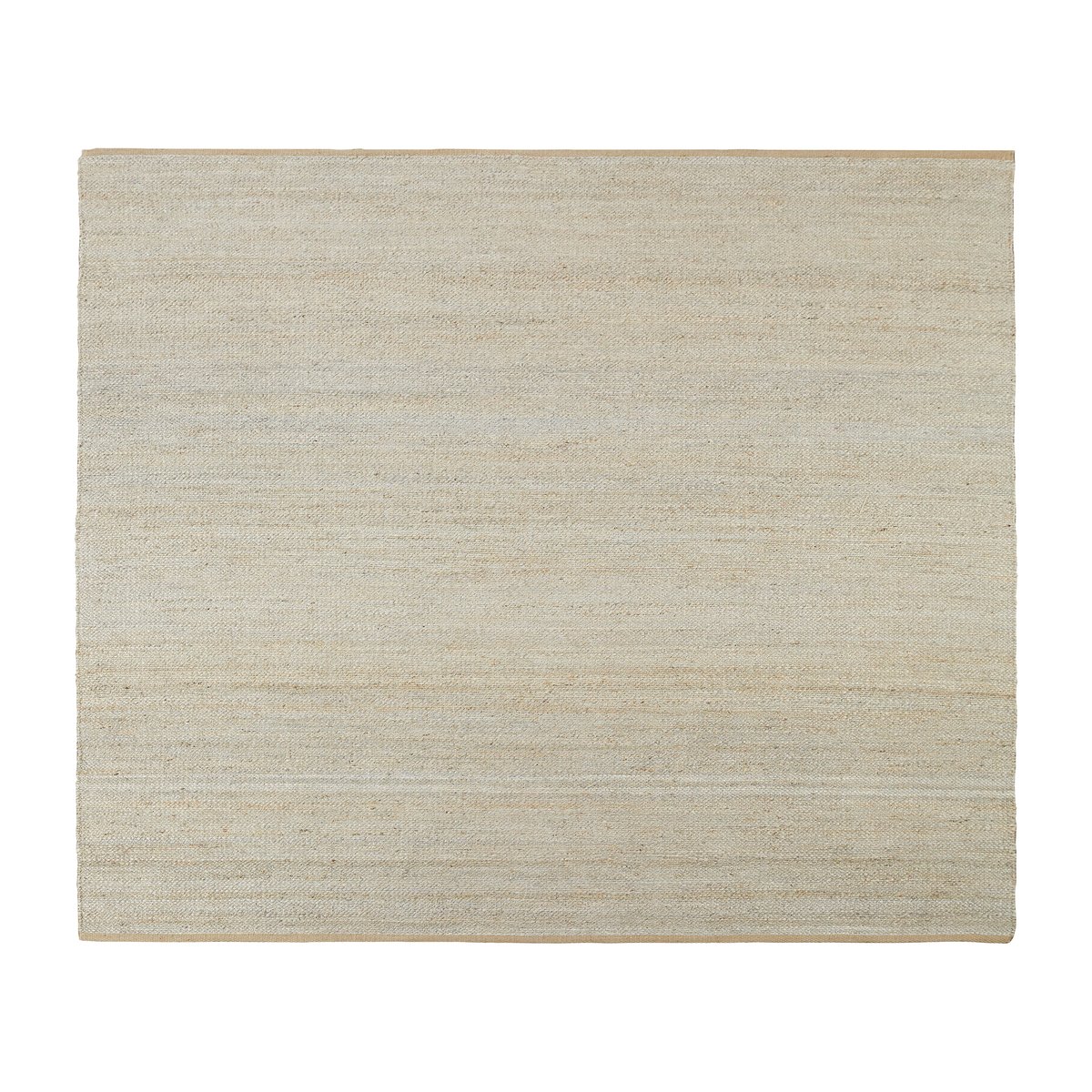 Hempi matto 250x250 cm Vaaleanharmaa
