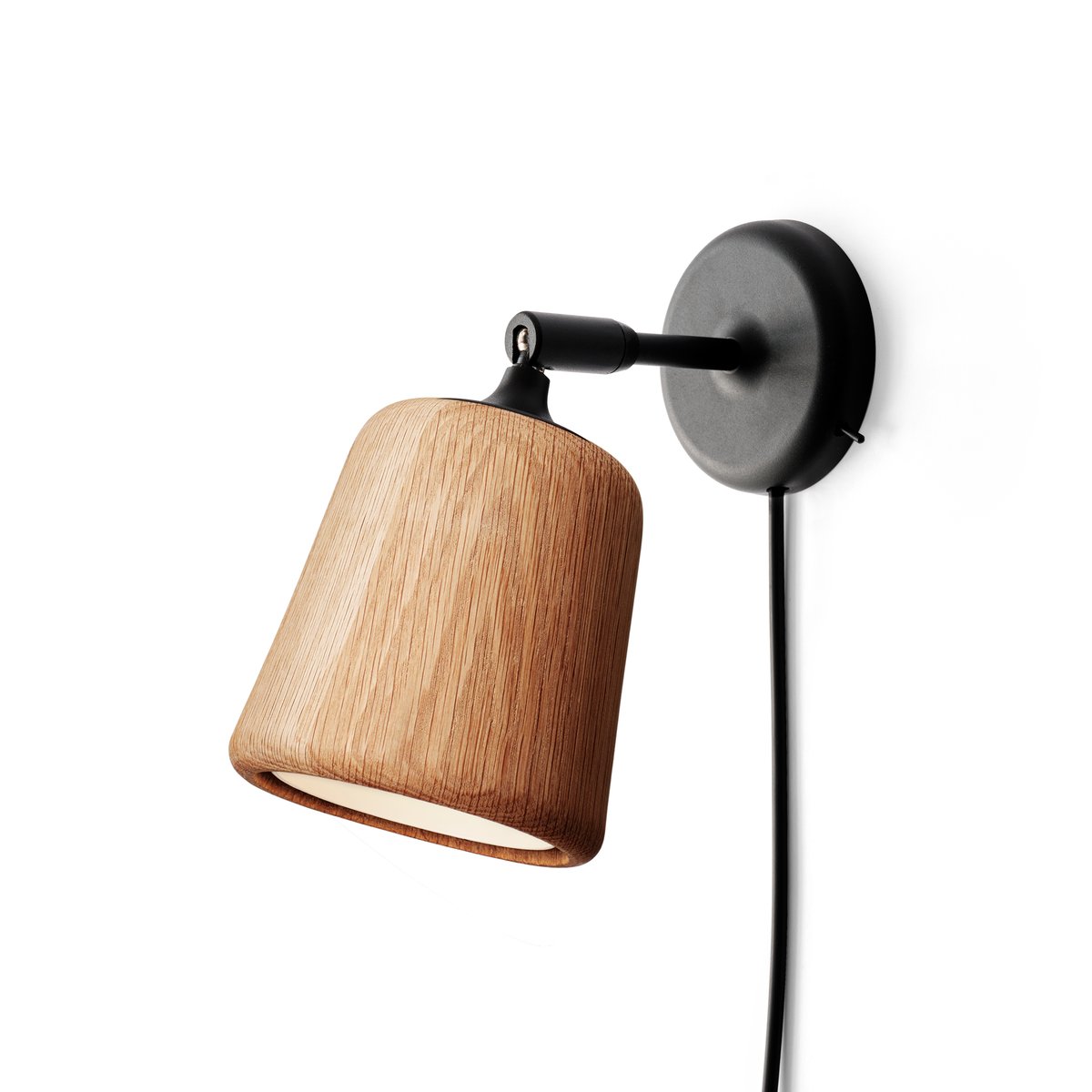 Materiaali seinävalaisin Natural oak
