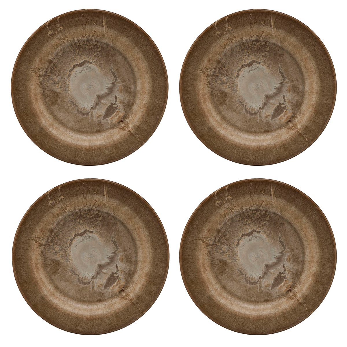 Serveur leipälautanen 18 cm, 4-pakkaus Kulta