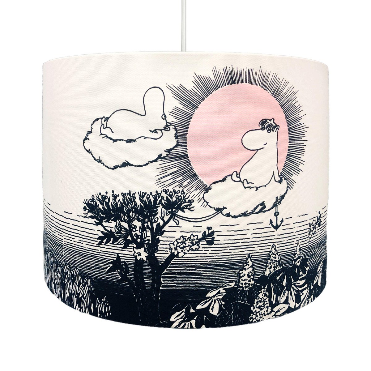 Moomin The Sky kattovalaisin Ø 35 cm Valkoinen