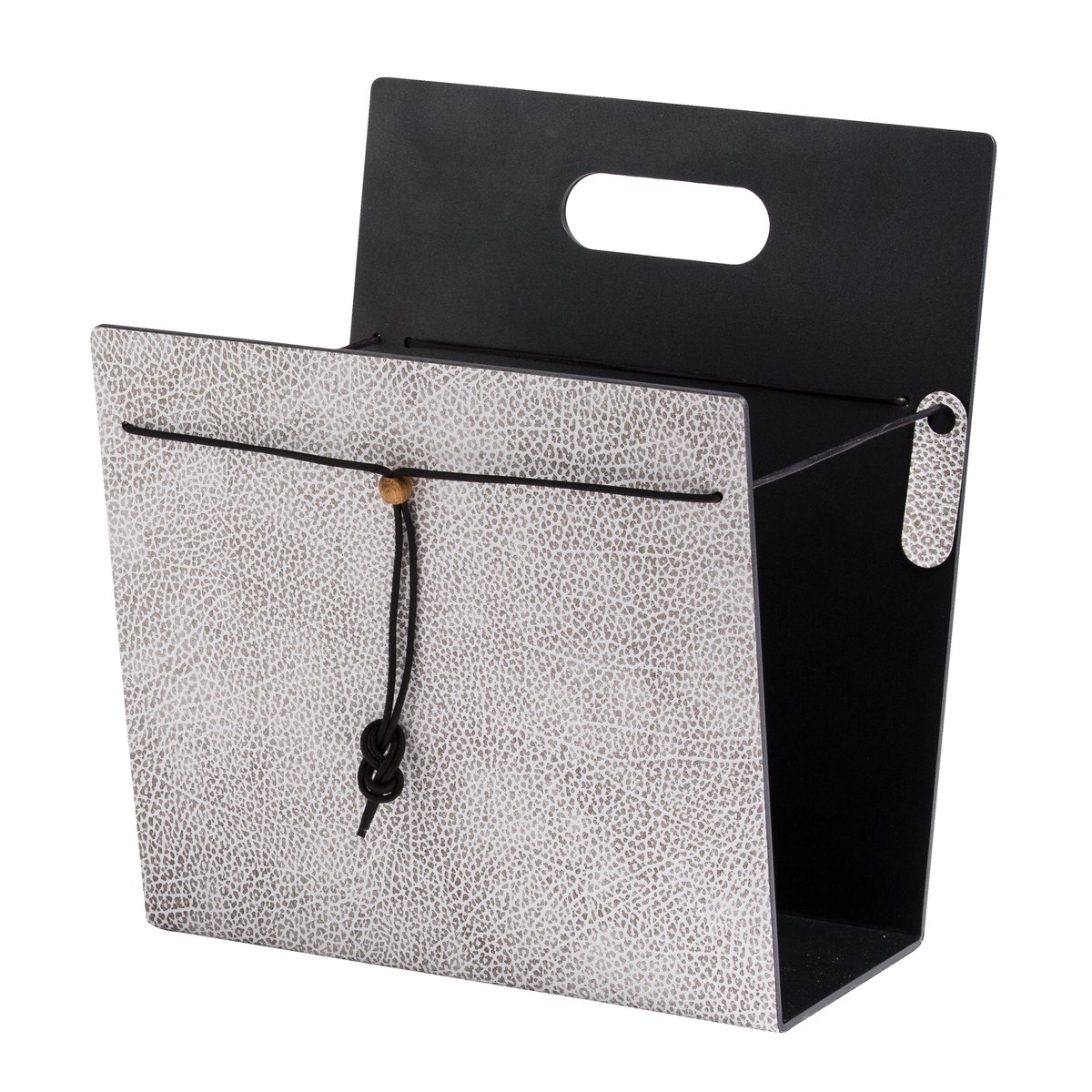 Magazine Holder Hippo, M White-grey
