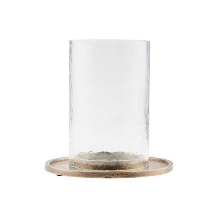 Cylo kynttilänjalka, 15,5 cm Antiikkimessinki