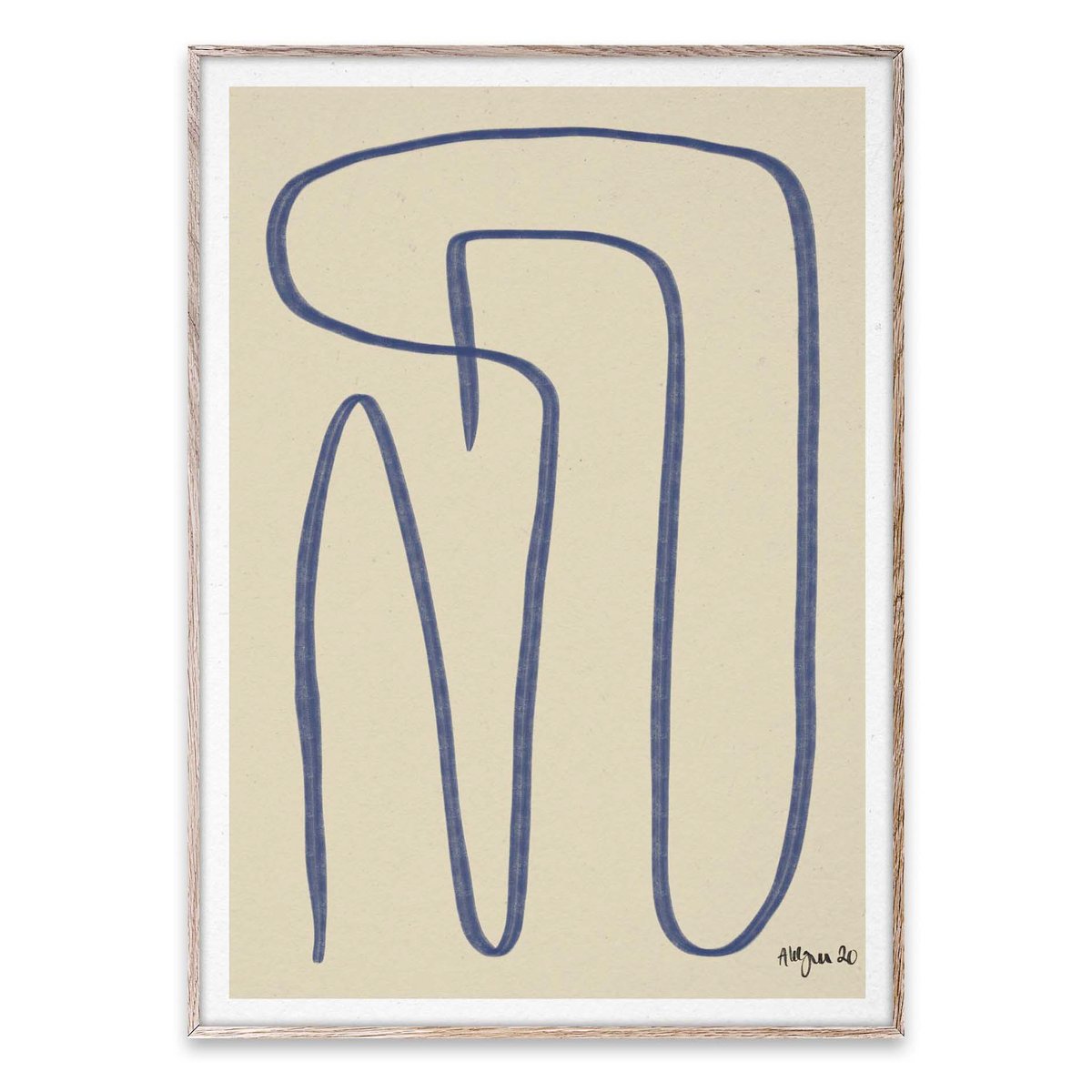 Different Ways -juliste, sininen 50x70 cm