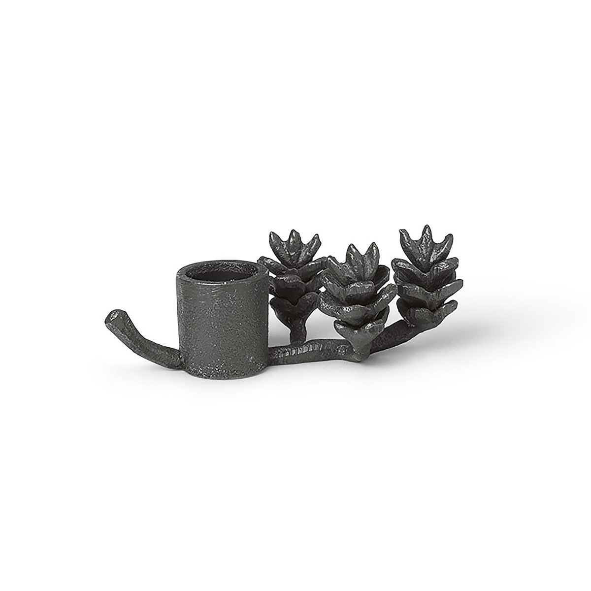 Forest kynttilänjalka 6 cm Musta messinki