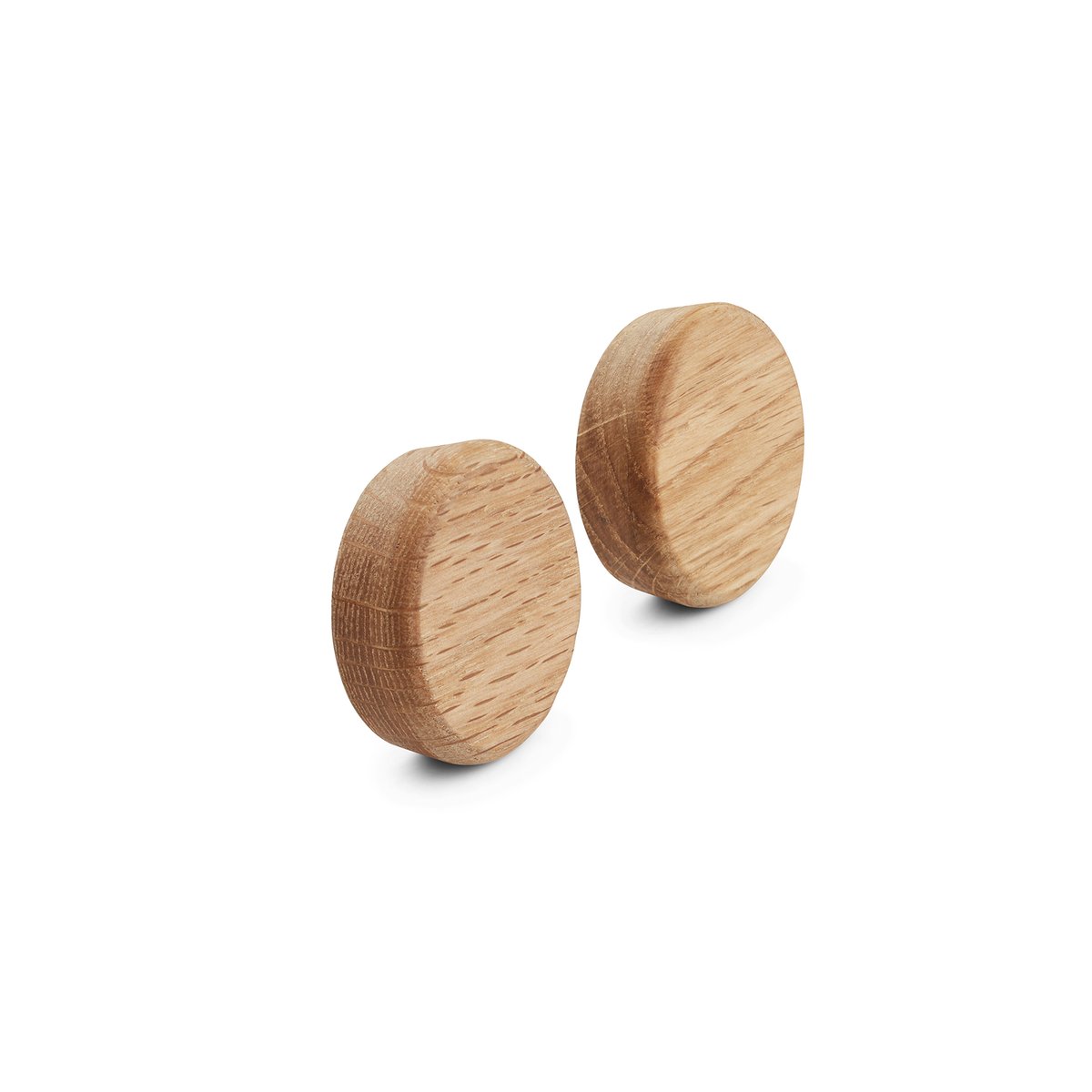 Flex Button magneetti, 2-pakkaus Tammi