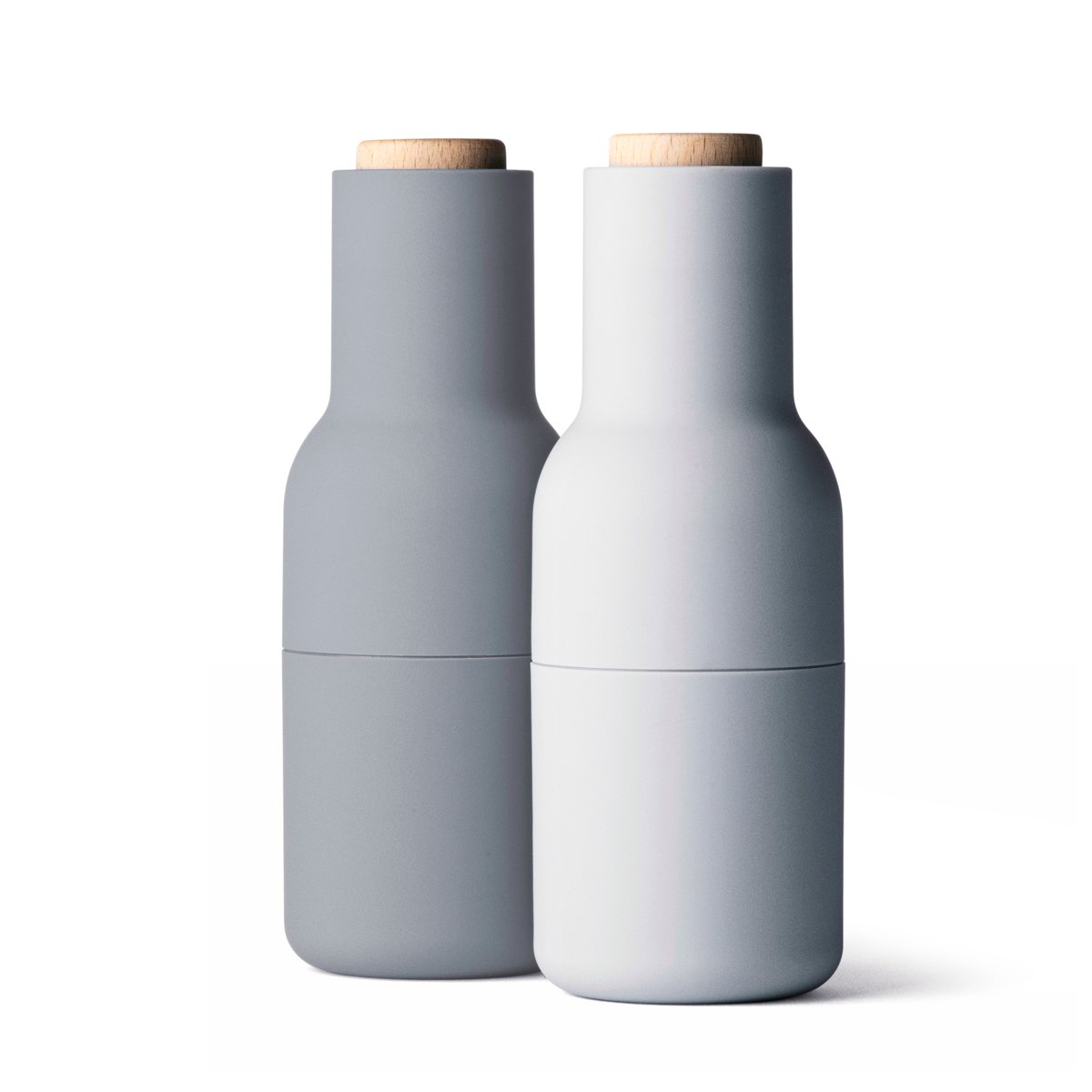 Bottle grinder maustemylly 2-pakkaus special edition concrete- feather (träkansi)