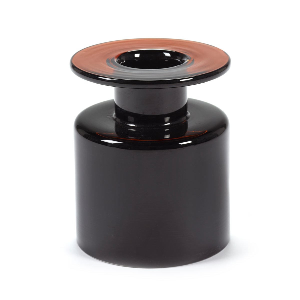 Wind & Fire -maljakko 22 cm Black-dark brown