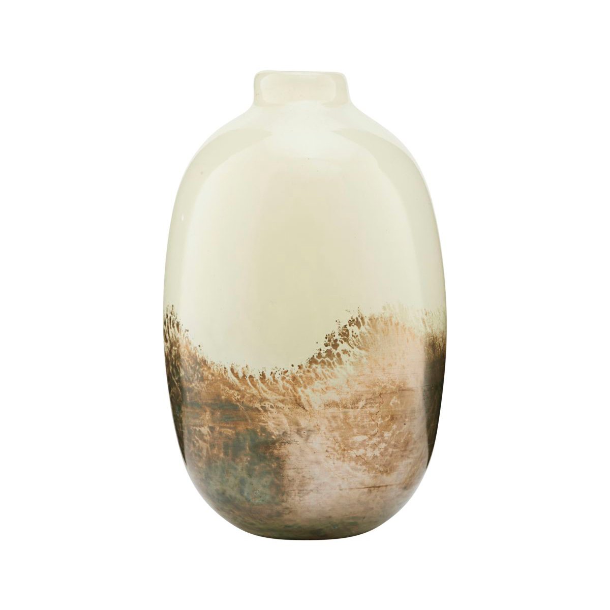 Earth maljakko 16 cm Beige-metallic