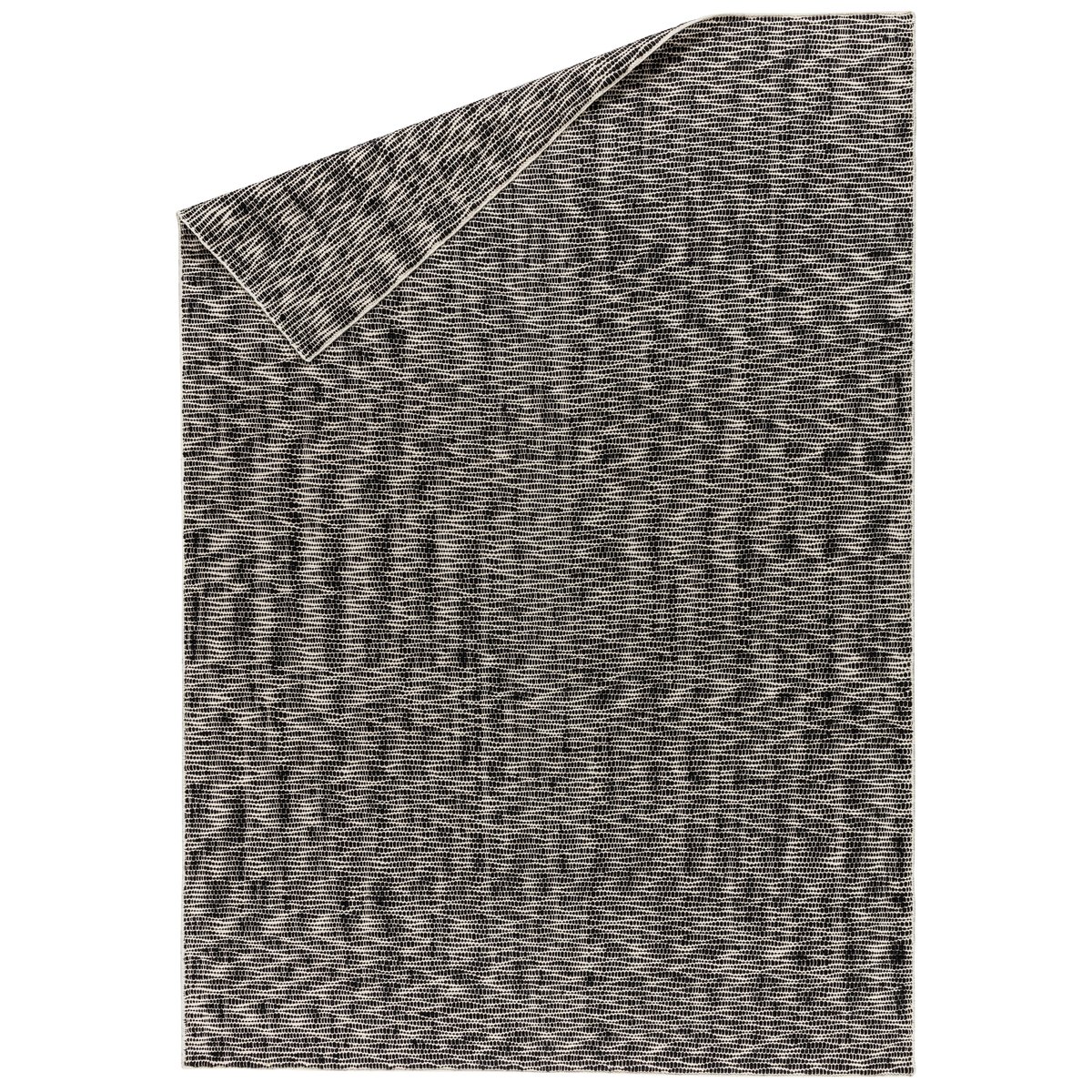 Pebble villamatto musta 200x300 cm