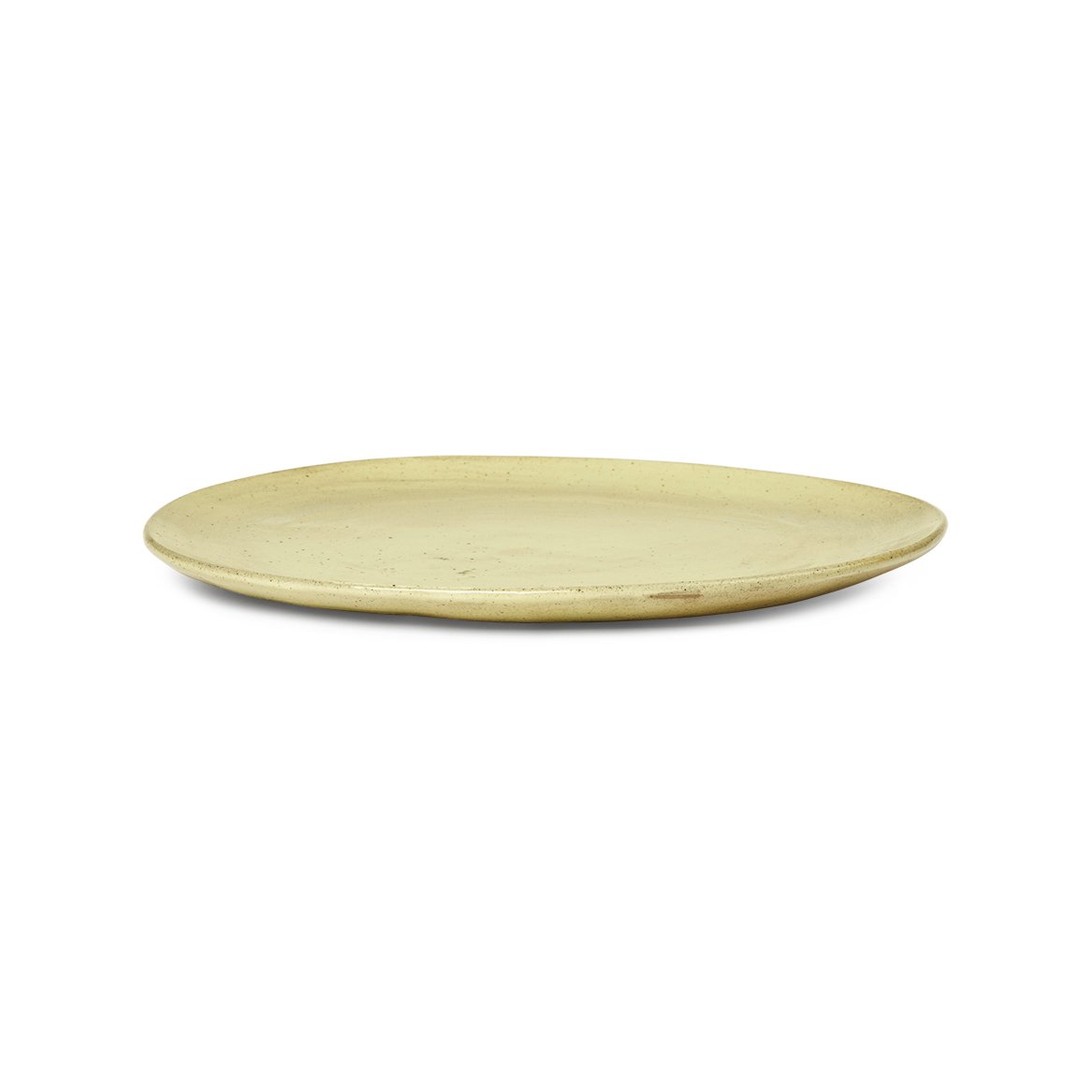 Flow lautanen 22 cm Keltakuvioinen