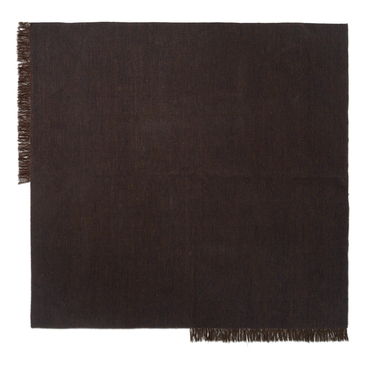 Kelim matto 240x240 cm Dark melange