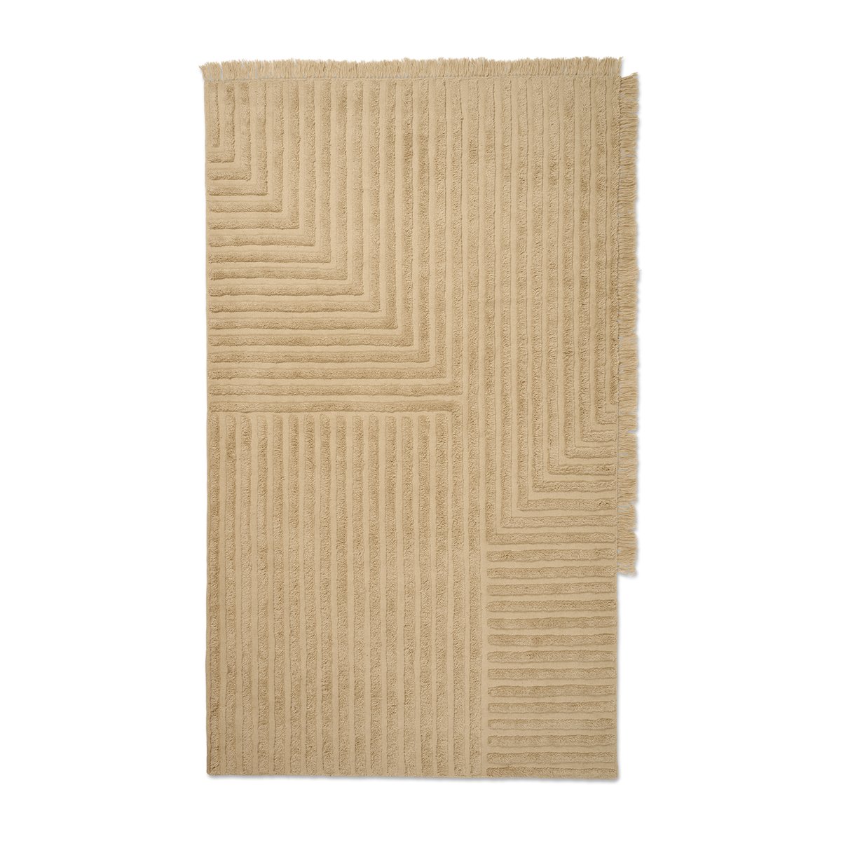 Crease villamatto 160x250 cm Light Sand