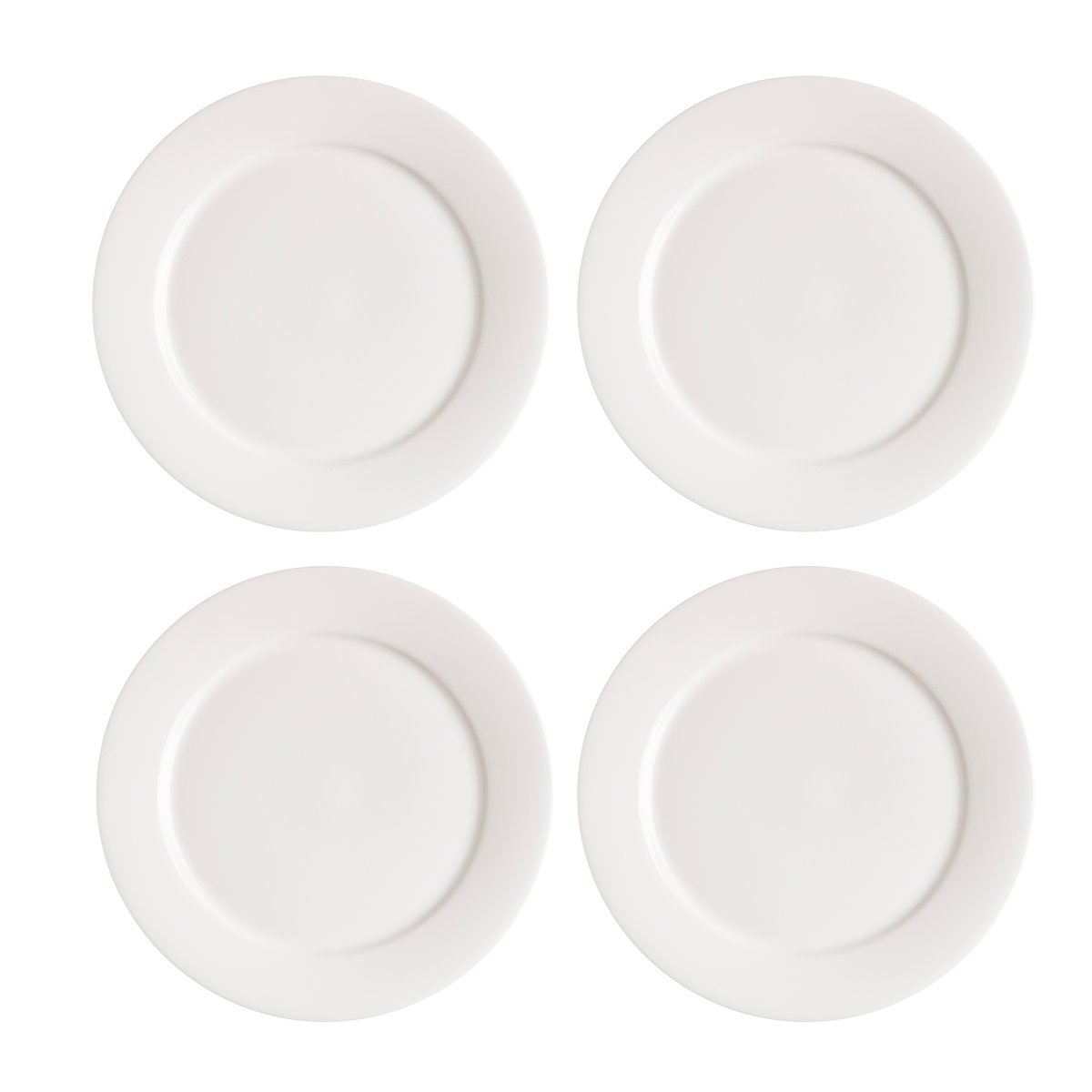 Kalk-leipälautanen 21 cm 4-pack valkoinen