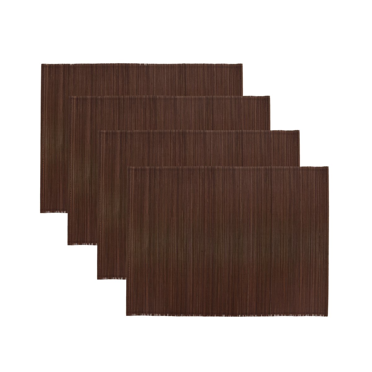 Bamb pöytätabletti 33x45 cm, 4-pakkaus Ruskea