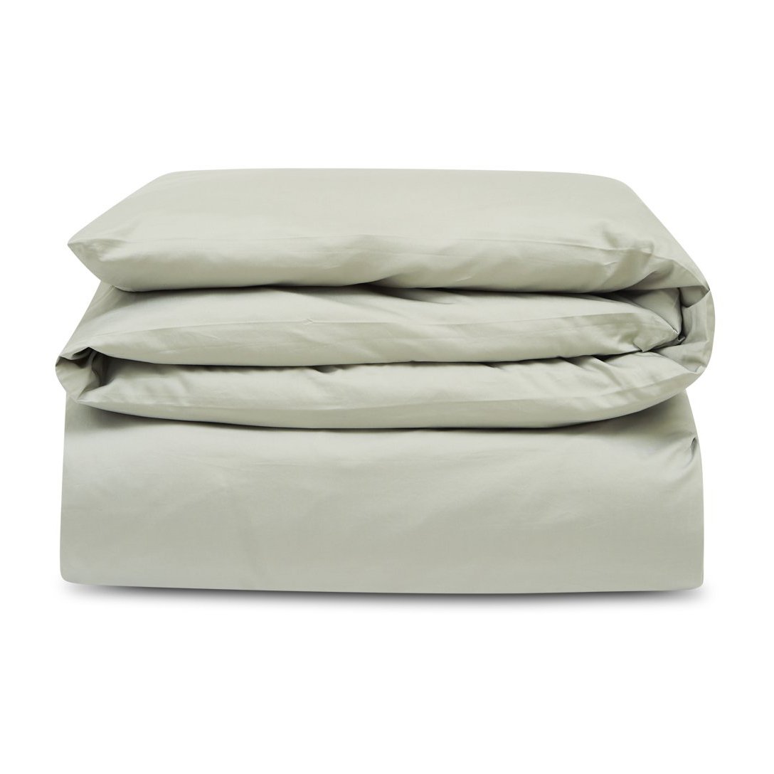 Hotel Cotton Sateen pussilakana 220x220 cm Sage green