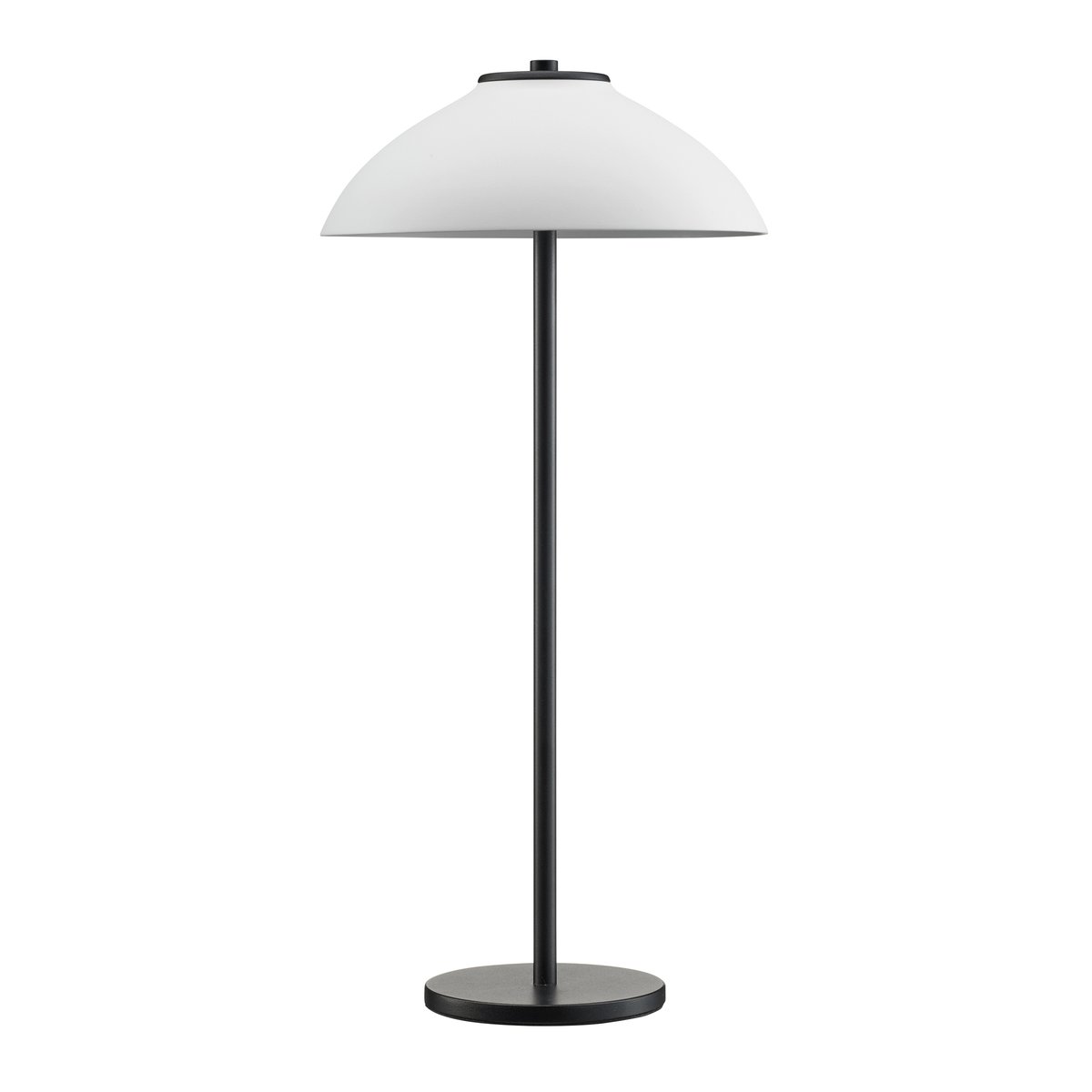 Vali pöytävalaisin 50 cm Musta-valkoinen