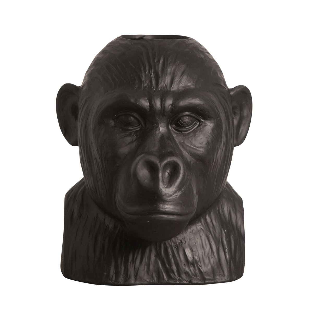 Gorilla maljakko musta