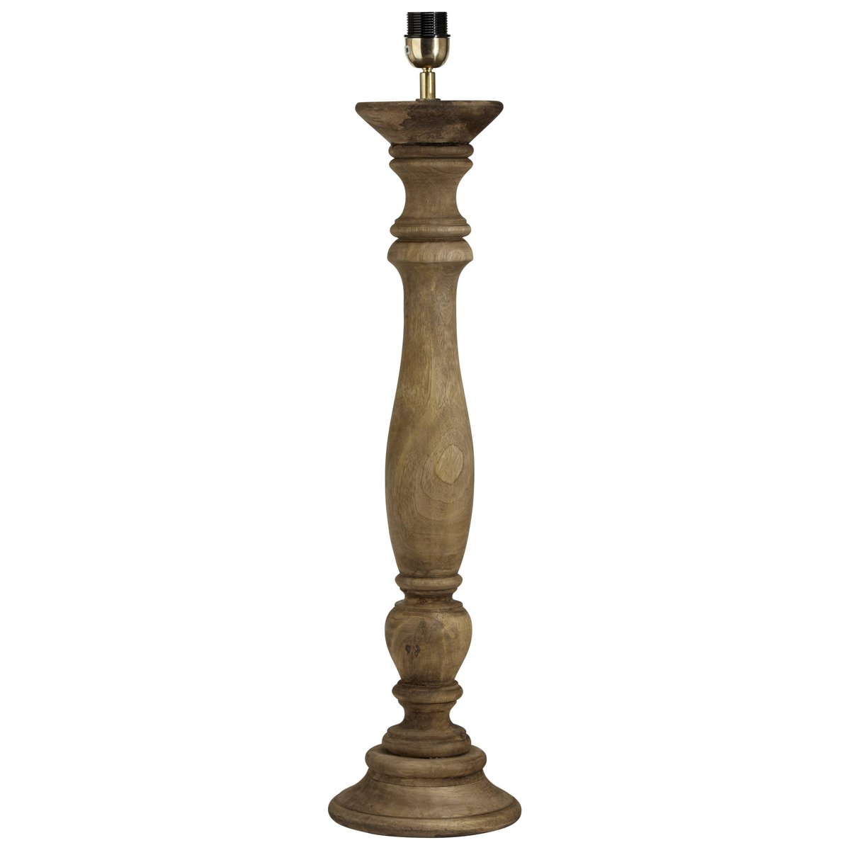 Lodge lampunjalka aged brown 78 cm