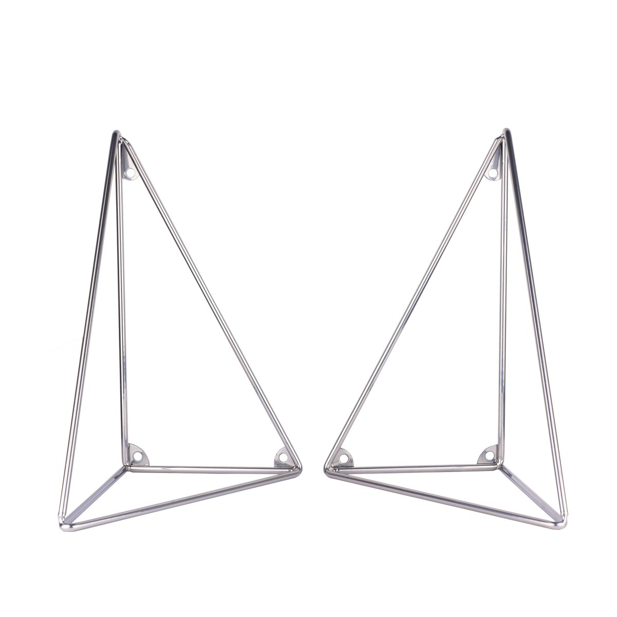 Pythagoras hyllynkannatin, 2 kpl kromi
