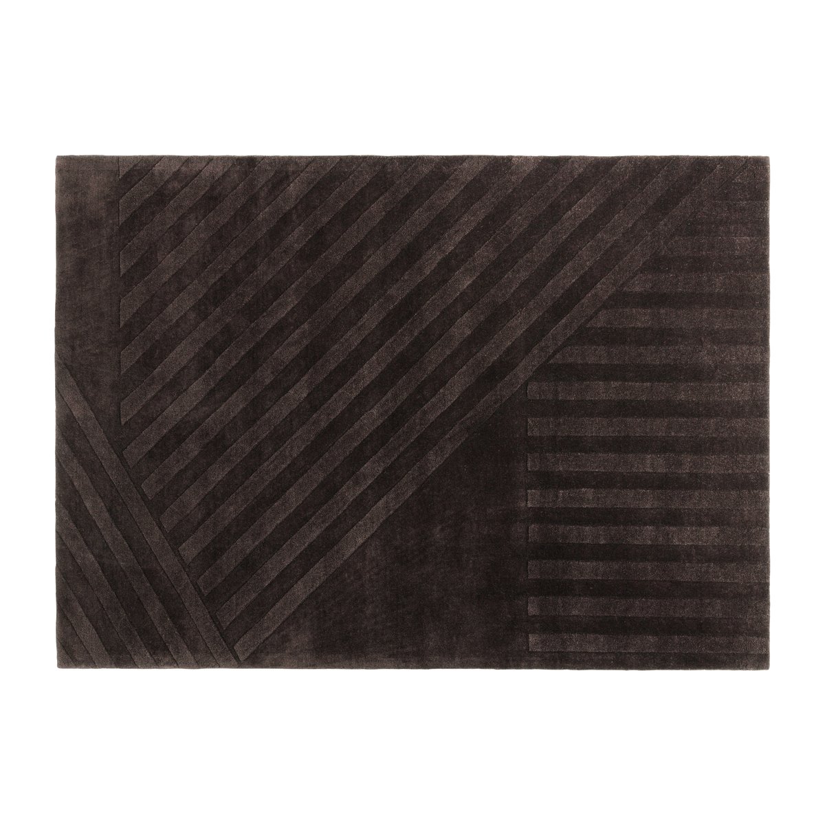 Levels villamatto stripes ruskea 200x300 cm