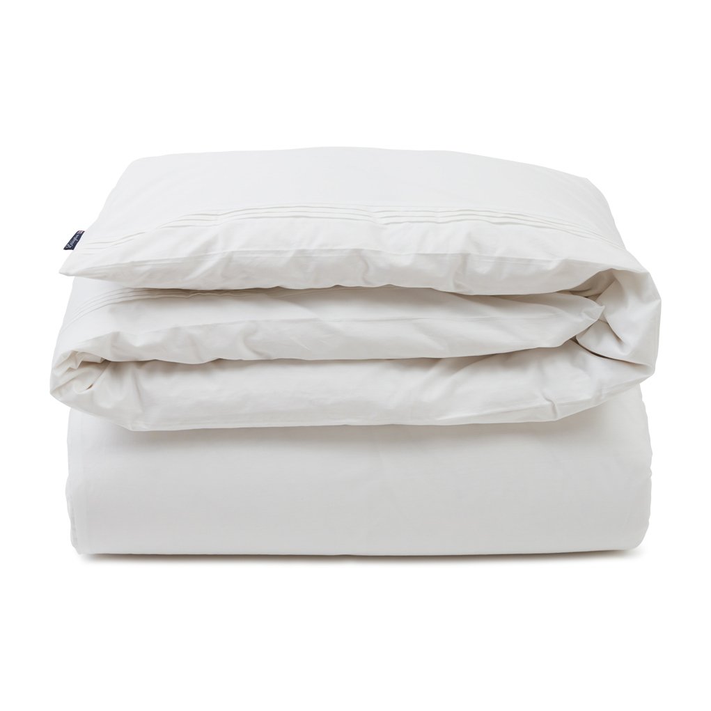Deco Pleats Cotton Poplin pussilakana 150x210 cm White