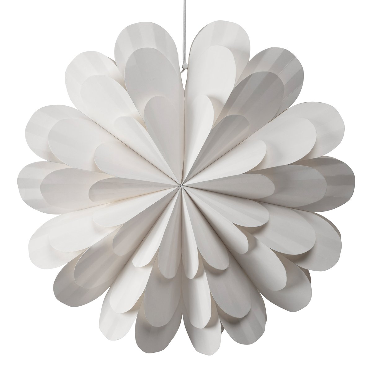 Lucia joulutähti 45 cm Valkoinen