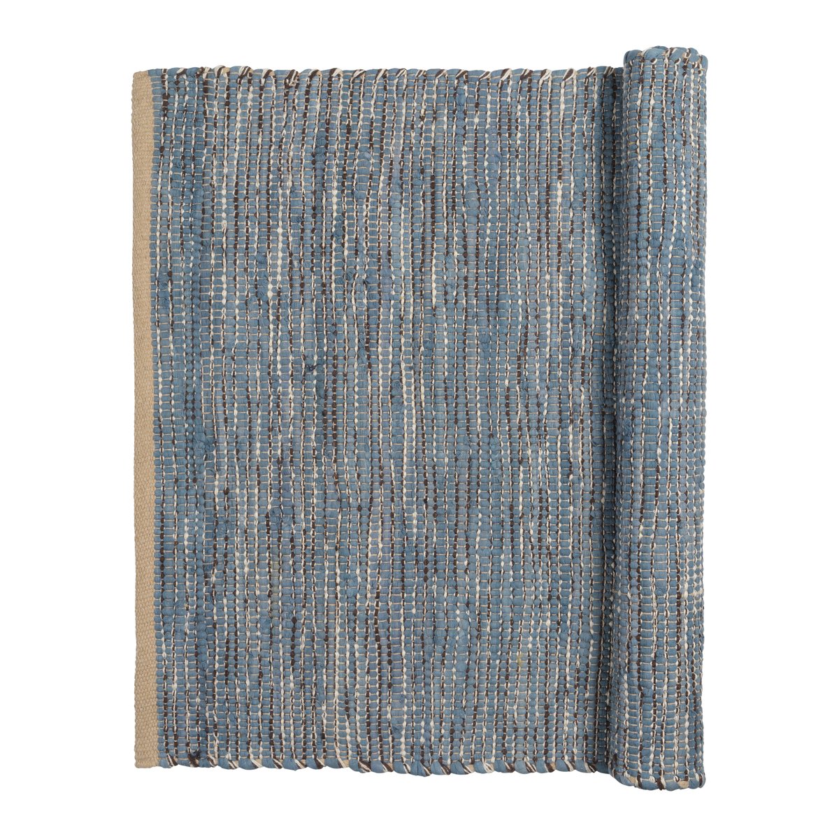 Magda puuvillamatto 80x250 cm Flint stone blue