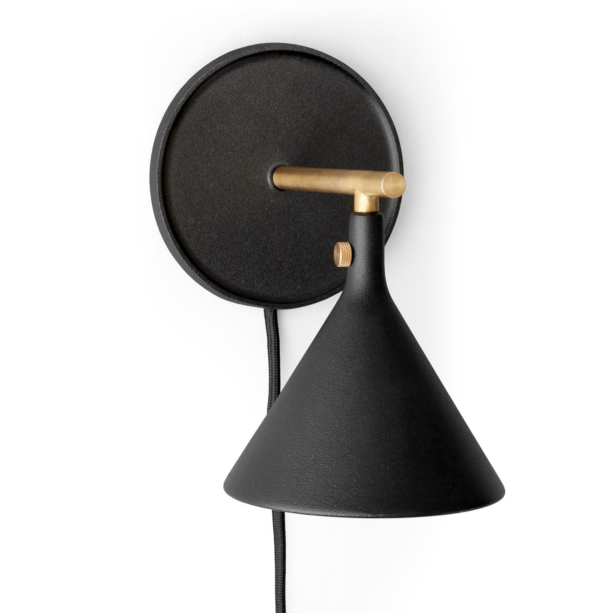 Cast Sconce seinävalaisin Musta