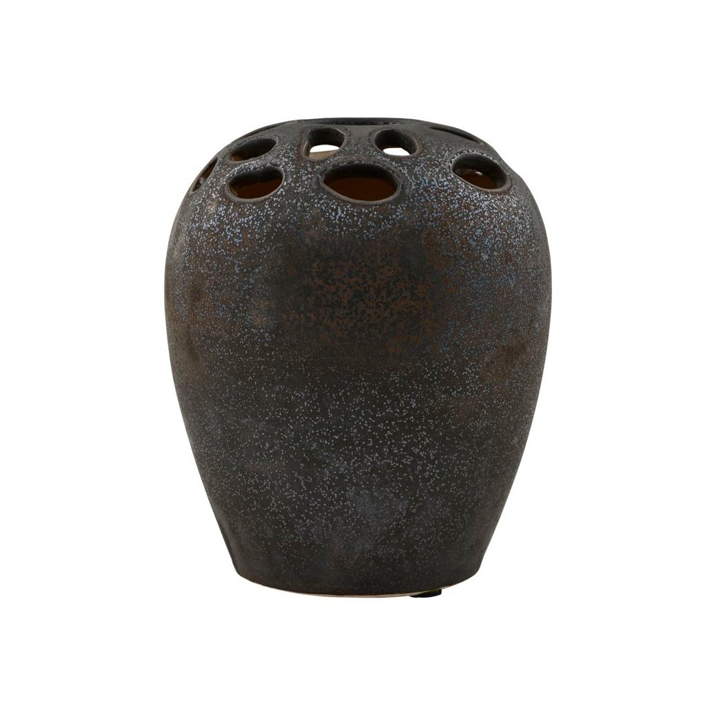 Varios maljakko 19 cm Musta