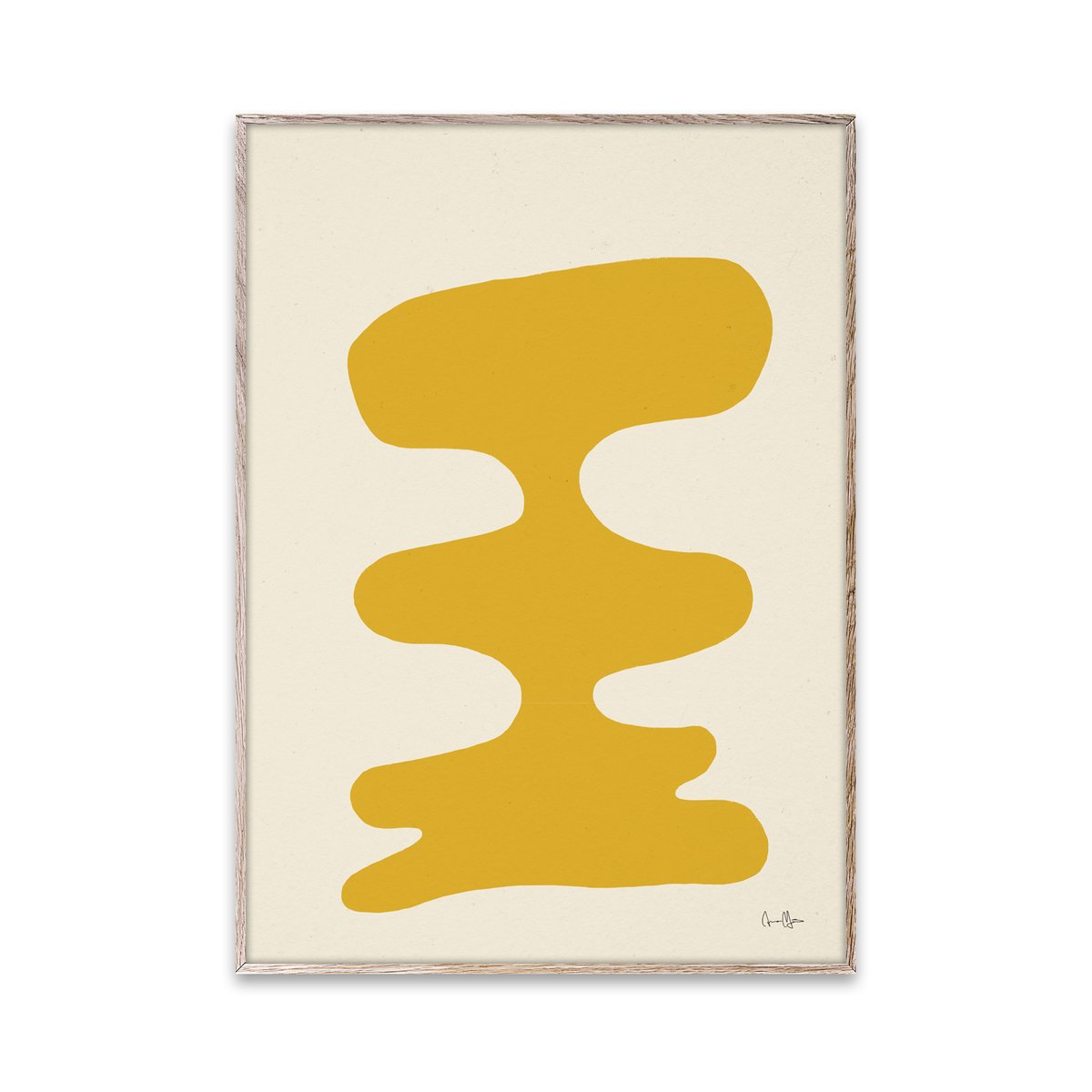 Soft Yellow -juliste 30x40 cm