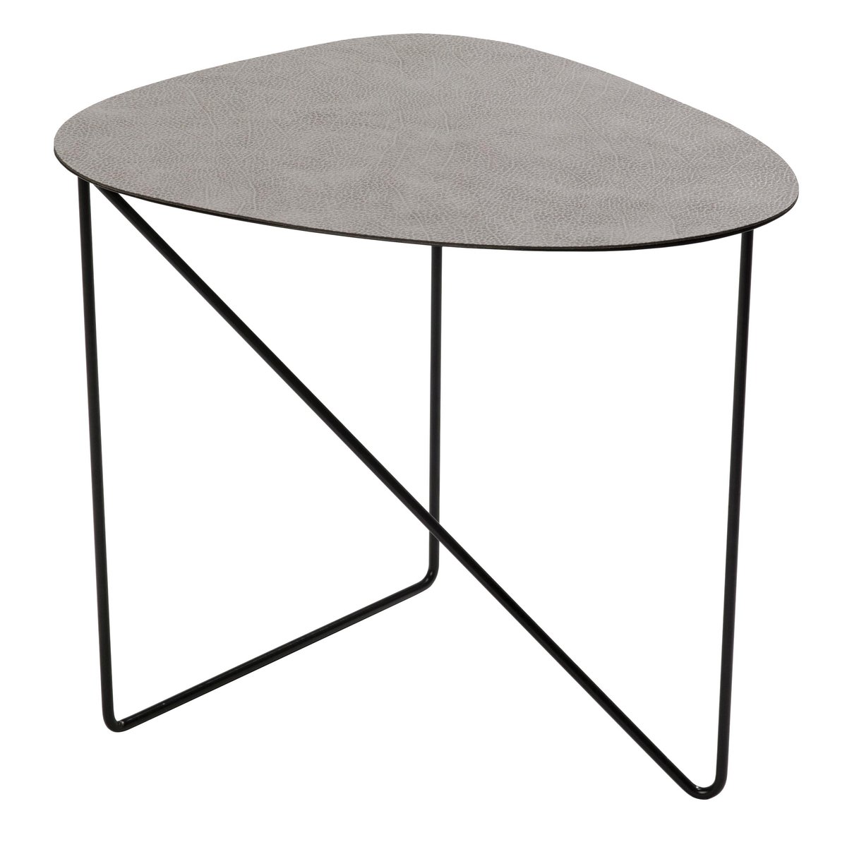 Curve Hippo -sivupöytä, L Anthracite-grey