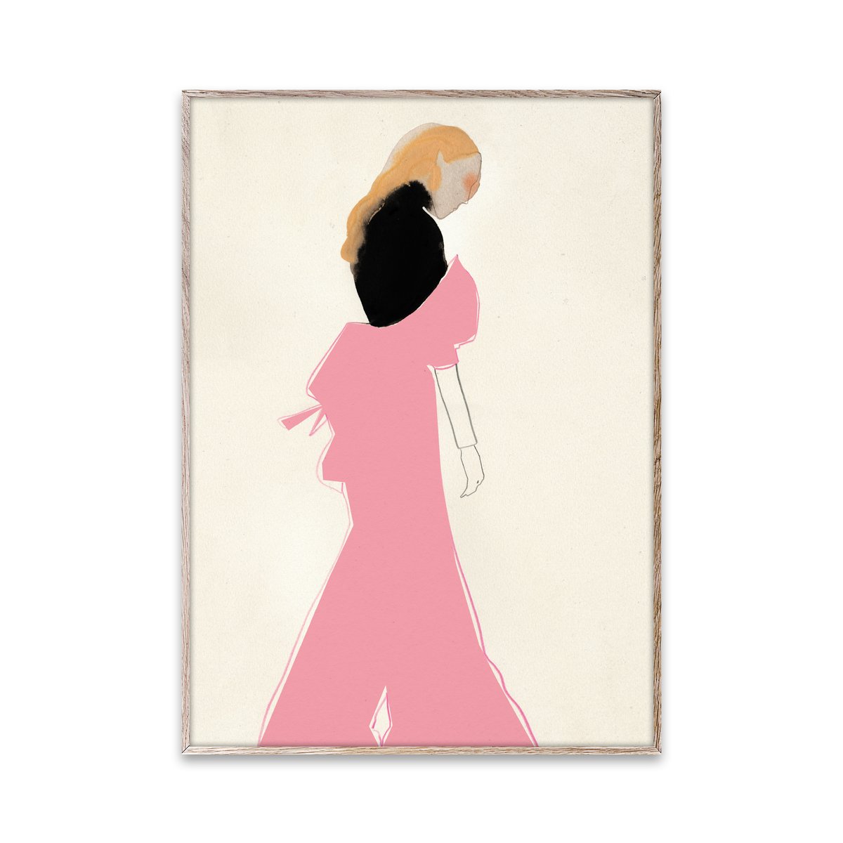 Pink Dress -juliste 30 x 40 cm