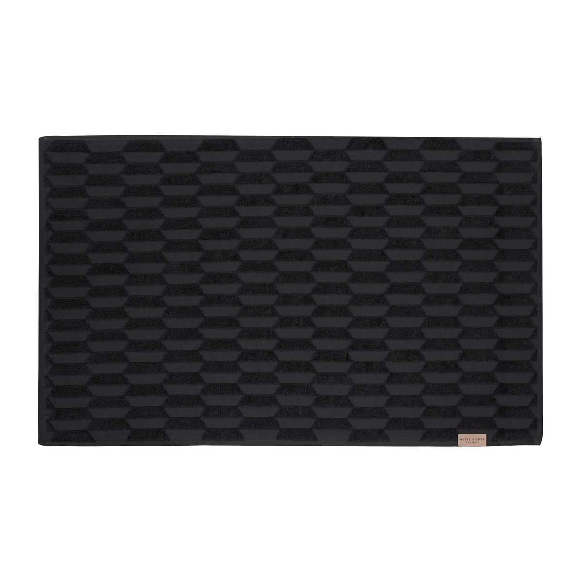 Geo kylpyhuonematto 50x80 cm Black