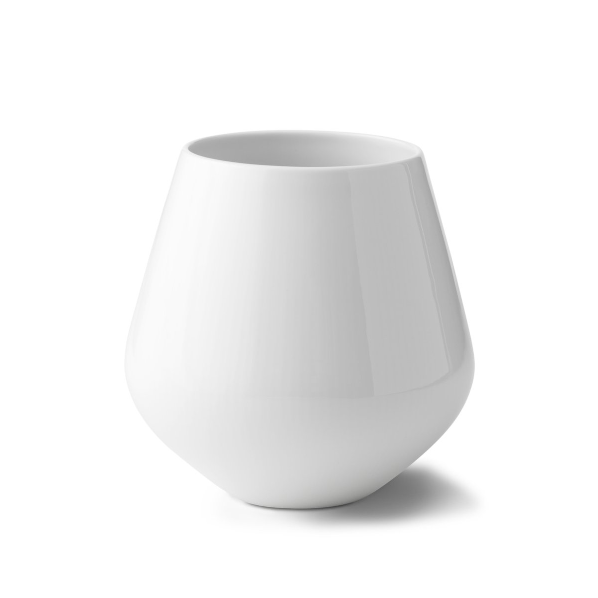 White Fluted maljakko 20,5