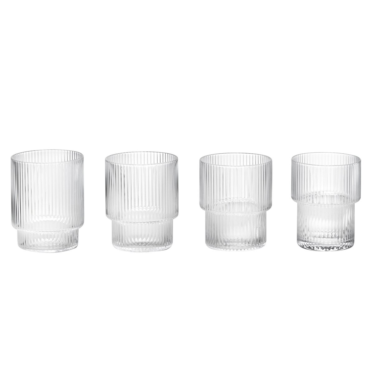 Ripple lasi 4 kpl kirkas