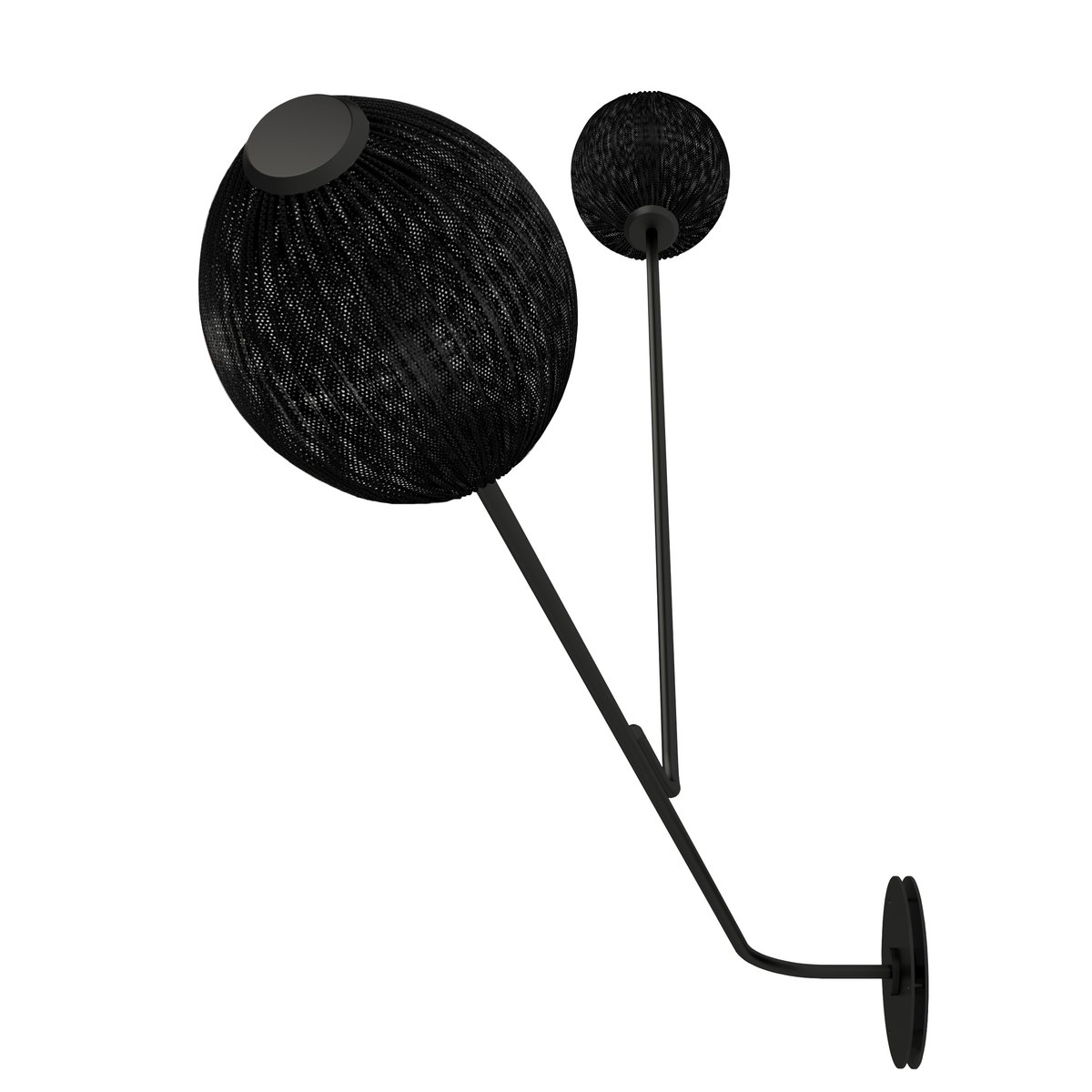 Satellite seinävalaisin Soft black-puolimatta