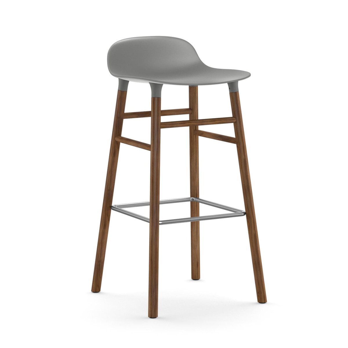 Form Chair baarijakkara pähkinäjalat harmaa