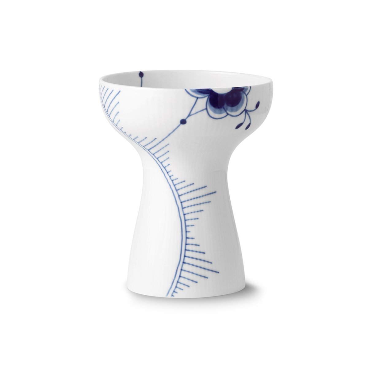 Blue Fluted Mega avoin maljakko 19 cm