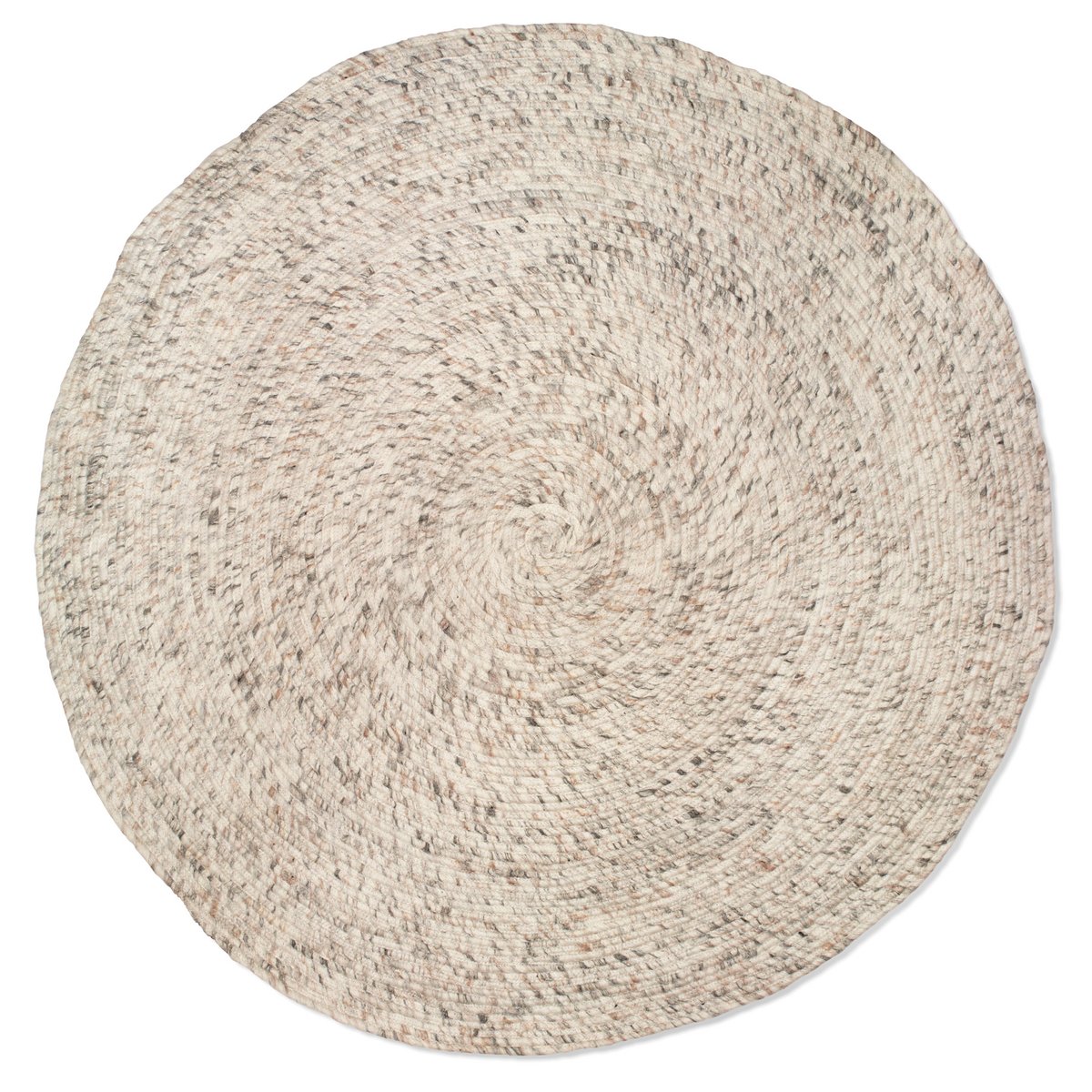 Merino villamatto pyöreä Ø 200 cm Beige