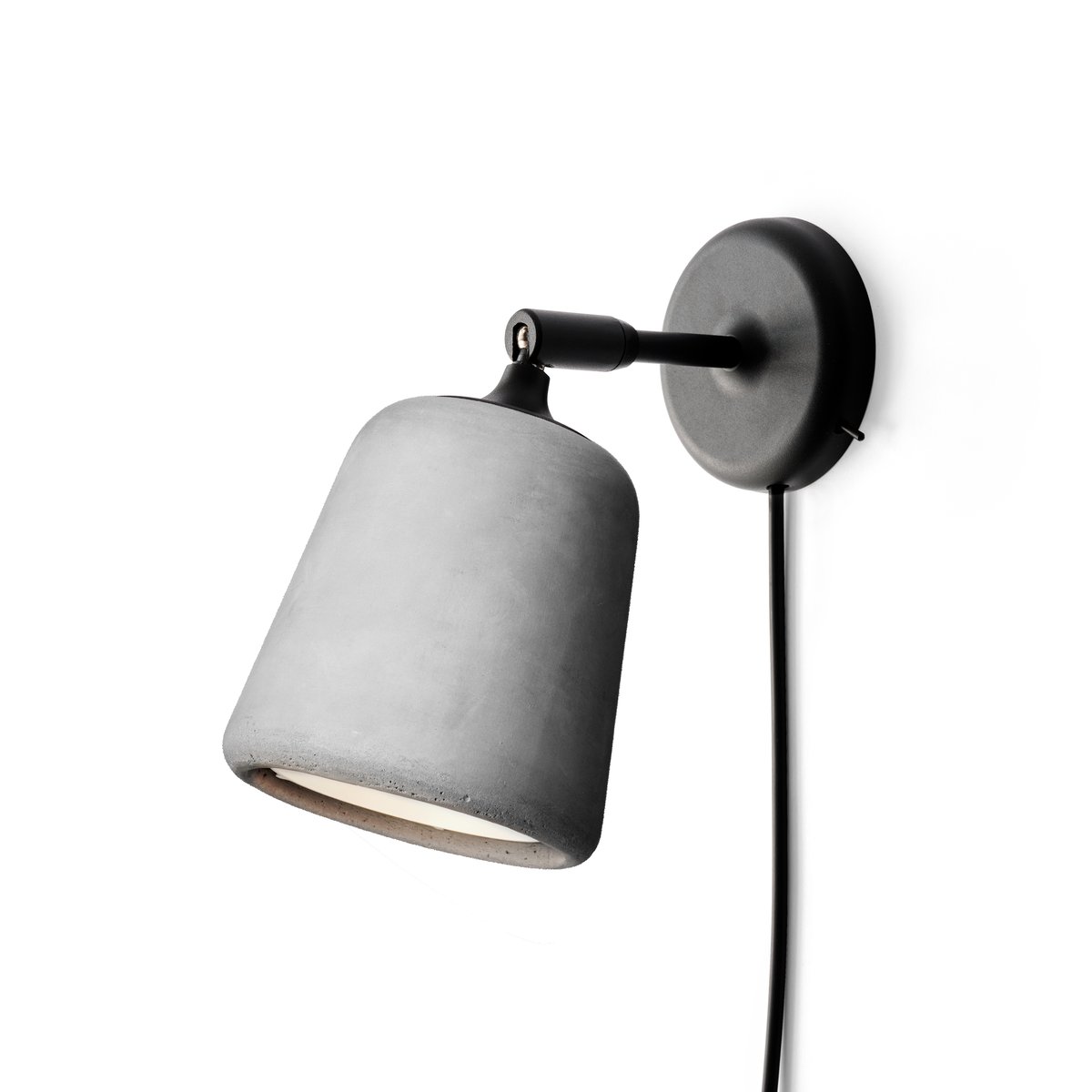 Materiaali seinävalaisin Light grey concrete
