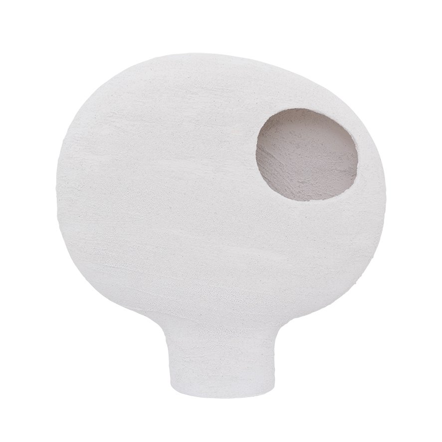 Sphere maljakko 27 cm Valkoinen