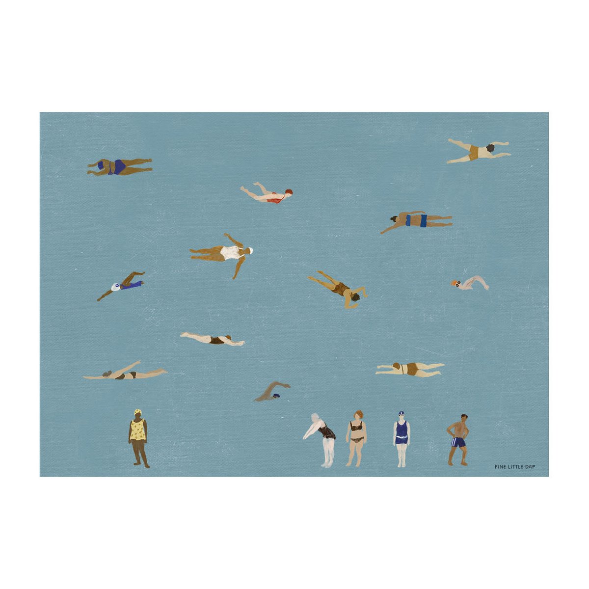 Swimmers juliste 50x70 cm