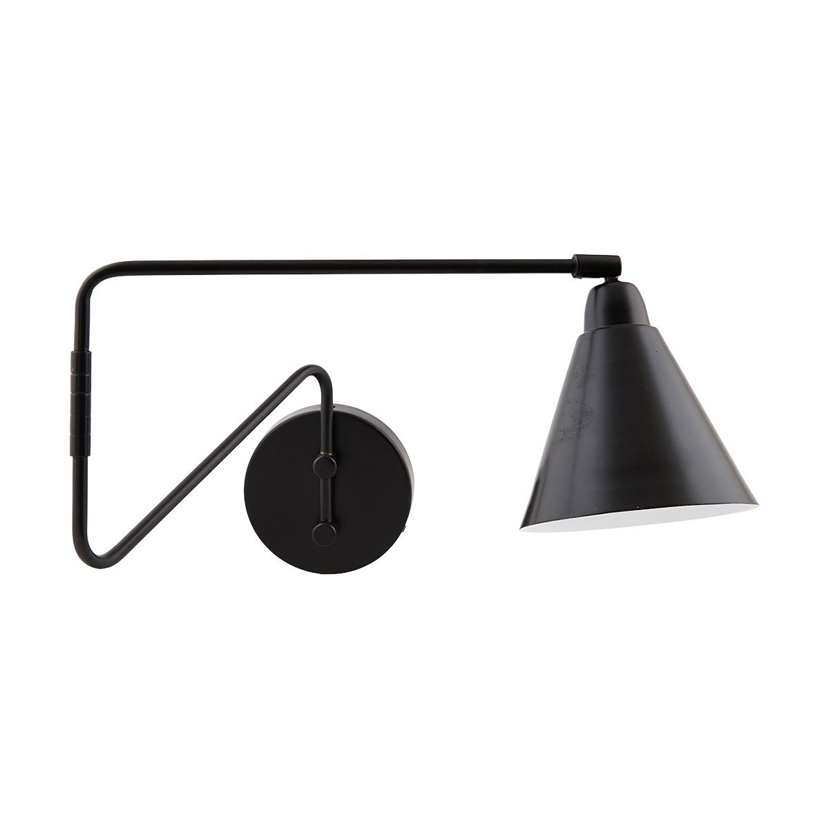 Game -seinälamppu musta suuri, 70 cm