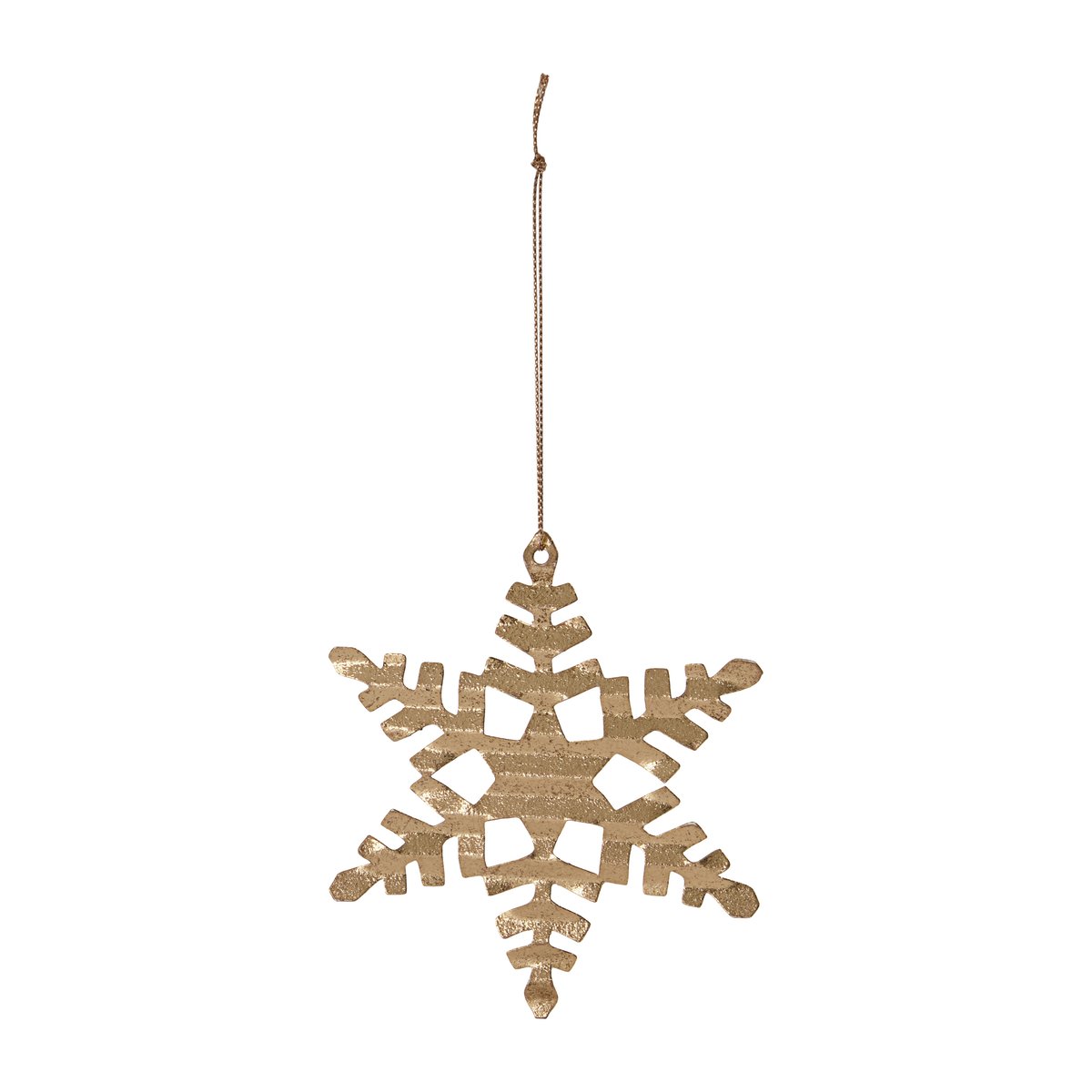 Tin plate joulukoriste Snowflake