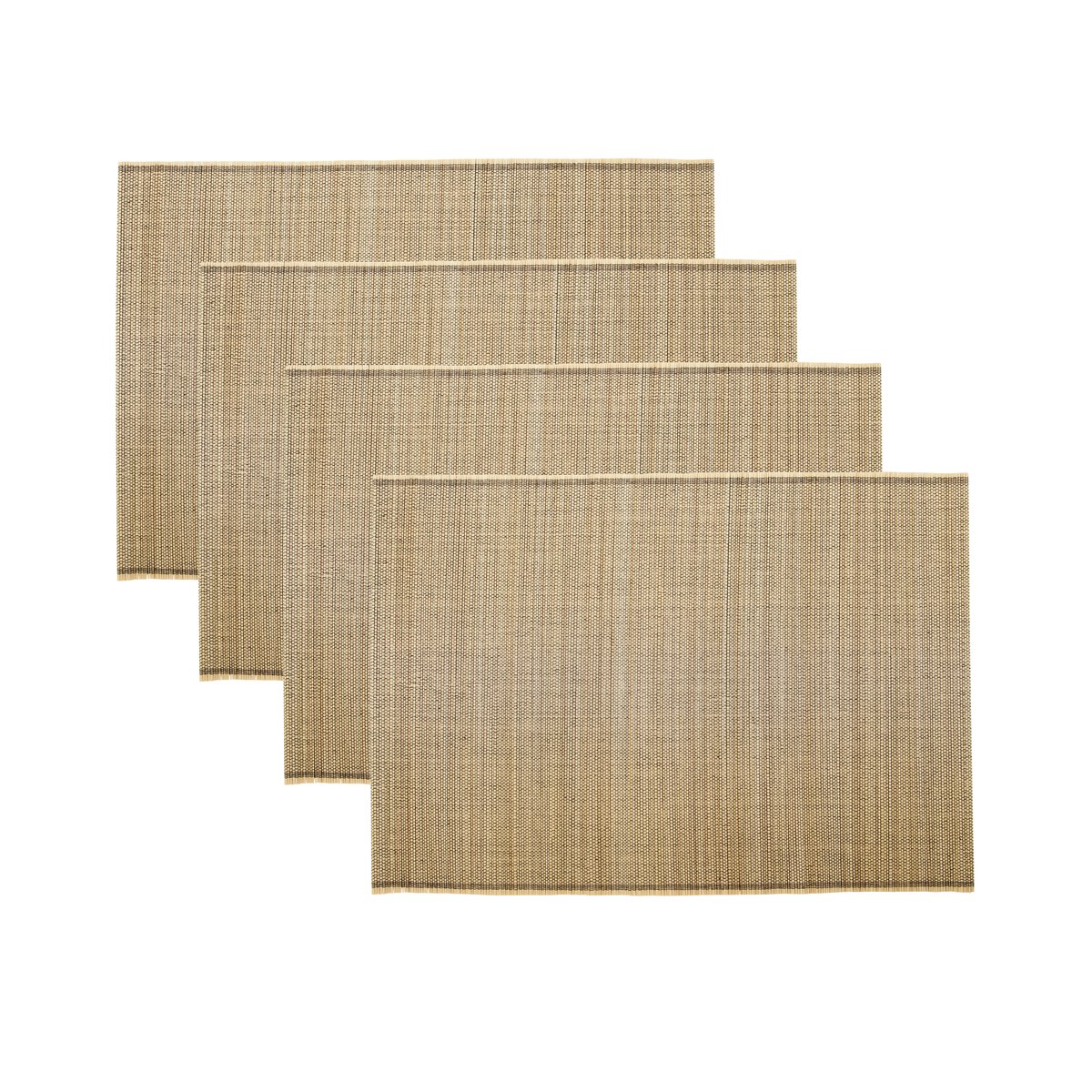 Bamb pöytätabletti 33x45 cm, 4-pakkaus Luonnonvärinen