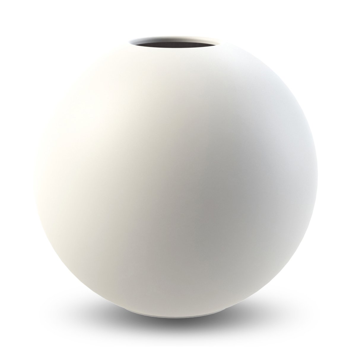 Ball maljakko white 30 cm