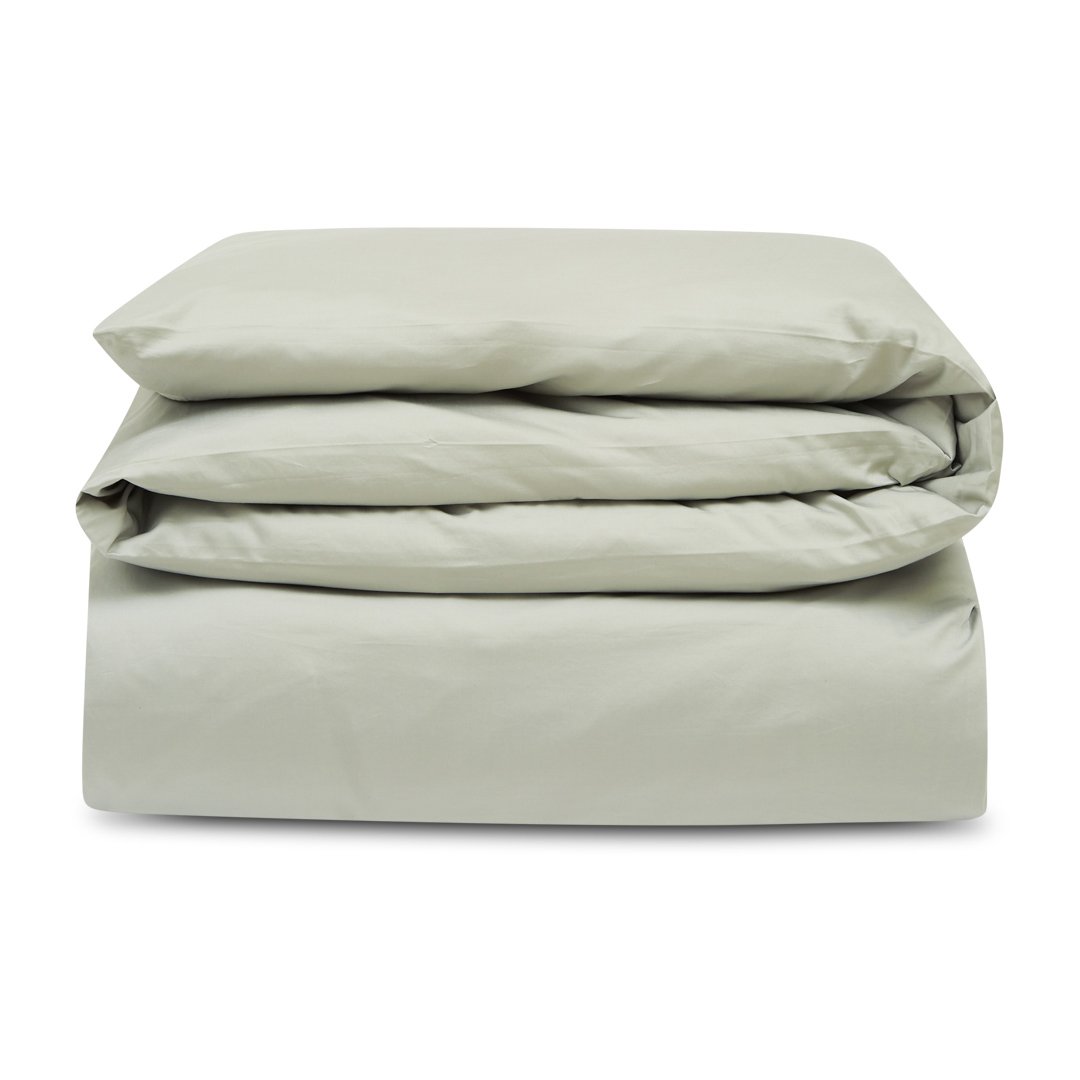 Hotel Cotton Sateen pussilakana 150x210 cm Sage green