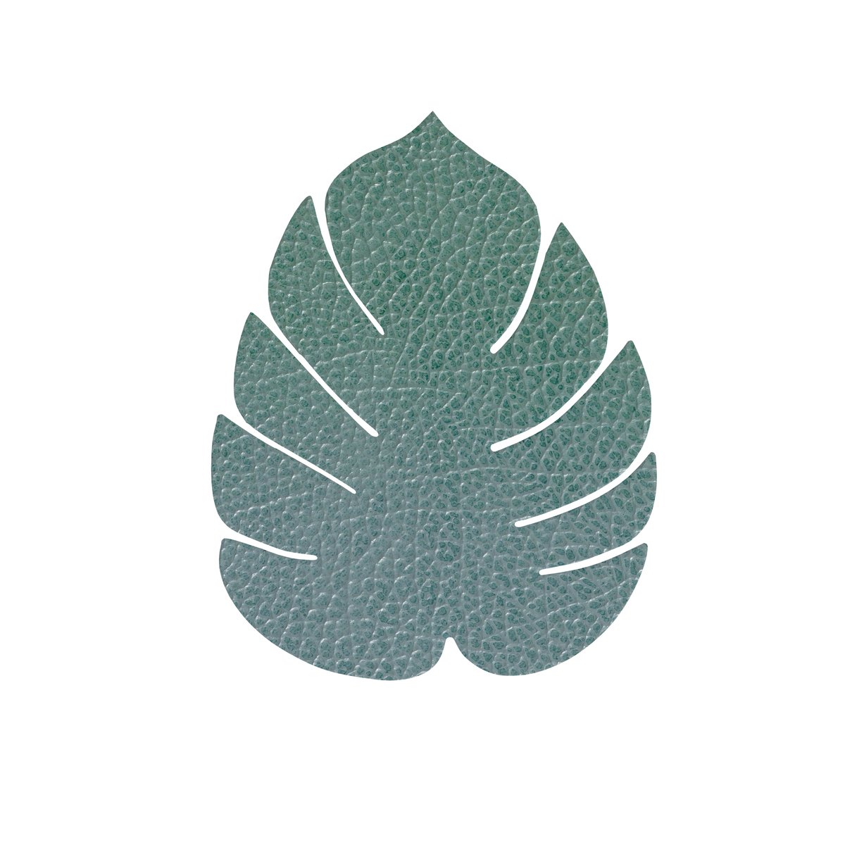 Monstera Leaf Hippo lasinalunen Pastellinvihreä