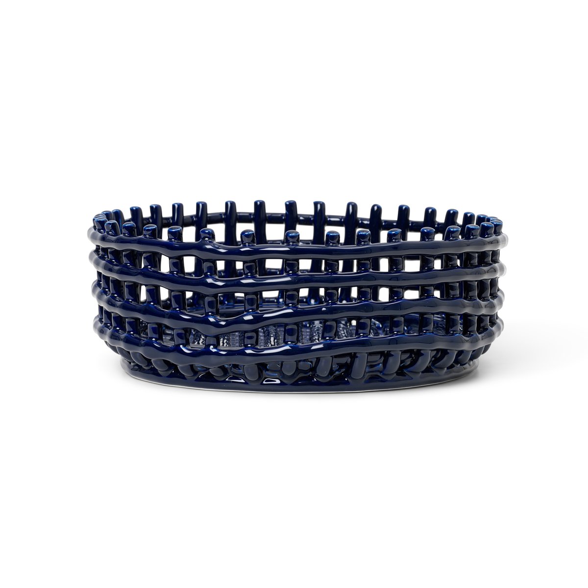 Ceramic punottu kulho Blue