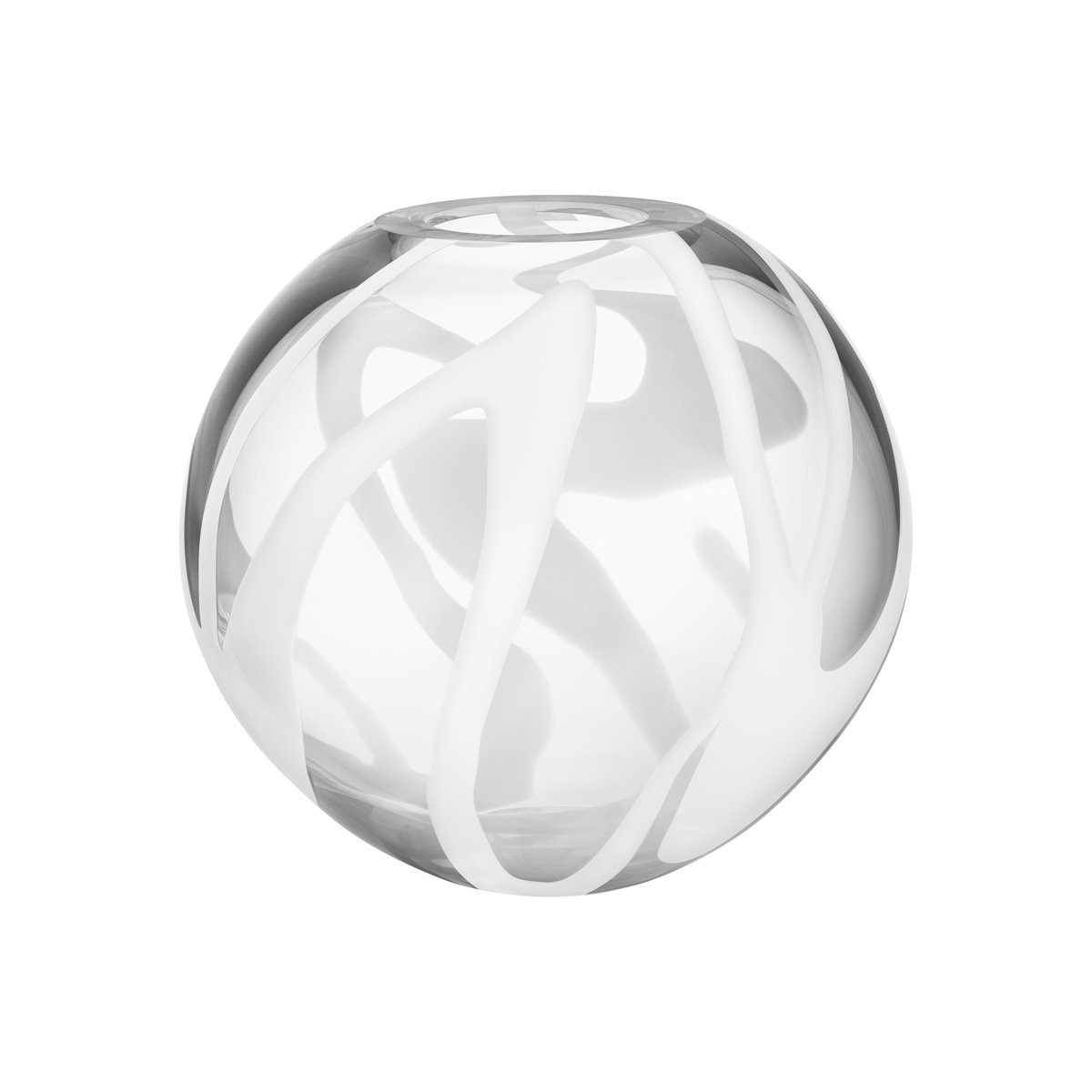Globe maljakko 24 cm Valkoinen